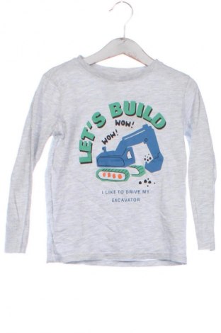 Kinder Shirt Sinsay, Größe 3-4y/ 104-110 cm, Farbe Grau, Preis 6,14 €