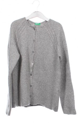 Kinder Strickjacke United Colors Of Benetton, Größe 14-15y/ 168-170 cm, Farbe Grau, Preis € 13,00