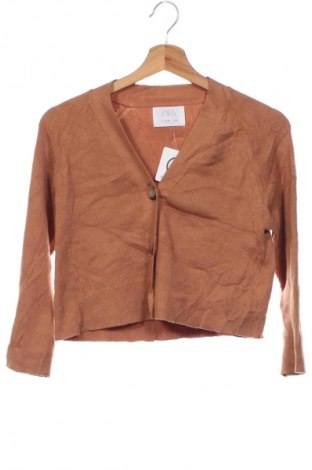 Detský kardigán Zara, Veľkosť 8-9y/ 134-140 cm, Farba Hnedá, Cena  9,95 €