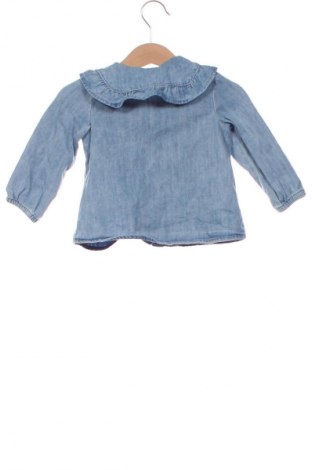 Детска риза H&M, Размер 3-6m/ 62-68 см, Цвят Син, Цена 11,40 лв.