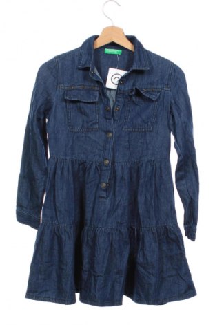 Rochie pentru copii United Colors Of Benetton, Mărime 8-9y/ 134-140 cm, Culoare Albastru, Preț 78,99 Lei