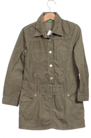 Детска рокля United Colors Of Benetton, Размер 4-5y/ 110-116 см, Цвят Зелен, Цена 27,00 лв.