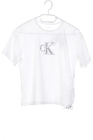 Kinder T-Shirt Calvin Klein Jeans, Größe 11-12y/ 152-158 cm, Farbe Weiß, Preis € 37,99
