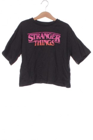 Dziecięcy T-shirt H&M, Rozmiar 10-11y/ 146-152 cm, Kolor Szary, Cena 27,59 zł