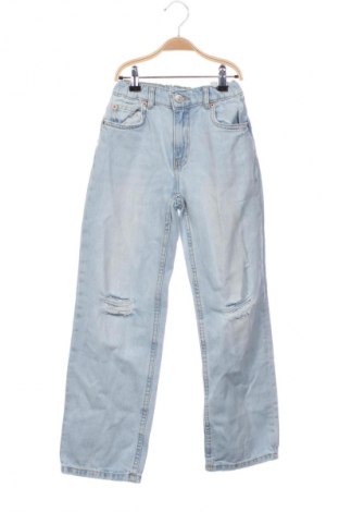 Dětské džíny  Zara, Velikost 7-8y/ 128-134 cm, Barva Modrá, Cena  228,00 Kč
