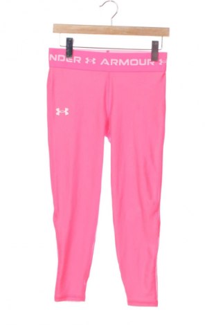 Dziecięce legginsy Under Armour, Rozmiar 11-12y/ 152-158 cm, Kolor Różowy, Cena 156,37 zł