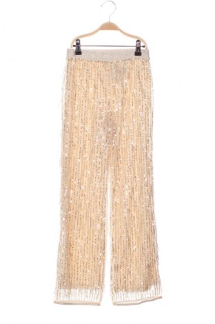 Детски панталон H&M, Размер 8-9y/ 134-140 см, Цвят Златист, Цена 20,90 лв.