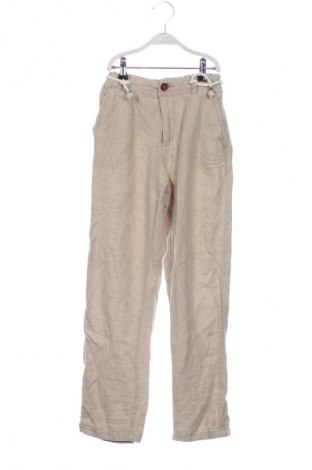 Детски панталон Reserved, Размер 9-10y/ 140-146 см, Цвят Бежов, Цена 21,00 лв.