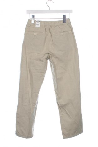 Детски панталон Zara, Размер 12-13y/ 158-164 см, Цвят Бежов, Цена 31,00 лв.