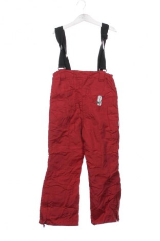 Детски панталон за зимни спортове Brugi, Размер 7-8y/ 128-134 см, Цвят Червен, Цена 24,99 лв.
