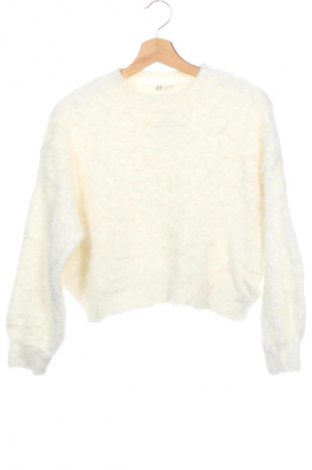 Kinderpullover H&M, Größe 10-11y/ 146-152 cm, Farbe Weiß, Preis € 9,99