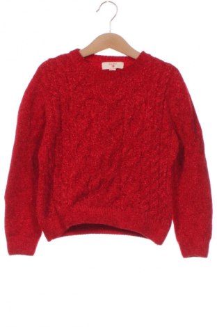 Детски пуловер Zuiki, Размер 6-7y/ 122-128 см, Цвят Червен, Цена 13,99 лв.