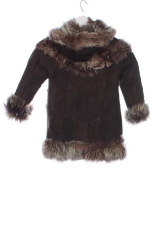 Dziecięca skórzana kurtka Unbranded, Rozmiar 4-5y/ 110-116 cm, Kolor Brązowy, Cena 98,71 zł