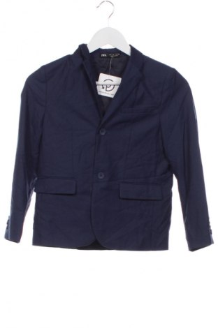 Dětské sako  Zara, Velikost 7-8y/ 128-134 cm, Barva Modrá, Cena  309,00 Kč
