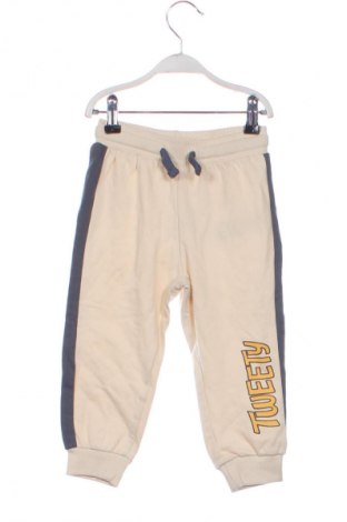 Детско спортно долнище Looney Tunes, Размер 18-24m/ 86-98 см, Цвят Бежов, Цена 25,42 лв.