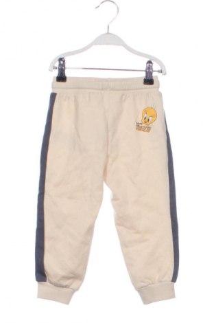 Детско спортно долнище Looney Tunes, Размер 18-24m/ 86-98 см, Цвят Бежов, Цена 25,42 лв.
