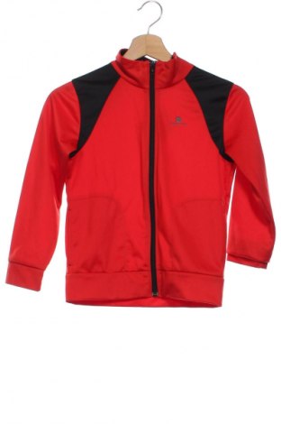 Dziecięca sportowa bluza Domyos, Rozmiar 6-7y/ 122-128 cm, Kolor Czerwony, Cena 66,67 zł