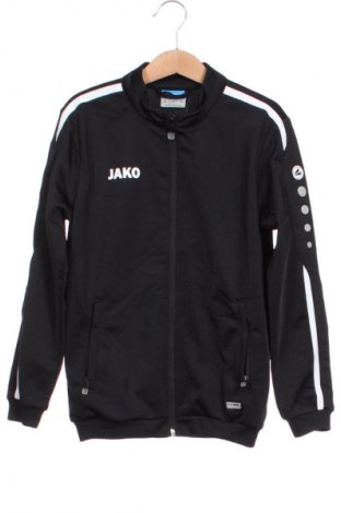 Детско спортно горнище Jako, Размер 6-7y/ 122-128 см, Цвят Черен, Цена 27,99 лв.
