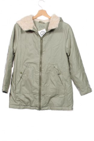 Detská bunda  Zara, Veľkosť 11-12y/ 152-158 cm, Farba Zelená, Cena  23,95 €