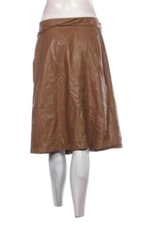 Кожена пола Comma,, Размер L, Цвят Кафяв, Цена 43,99 лв.