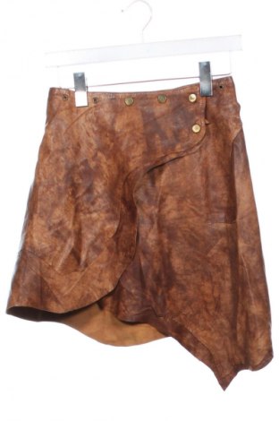Kožená sukňa  Rocco Barocco, Veľkosť XS, Farba Hnedá, Cena  41,95 €
