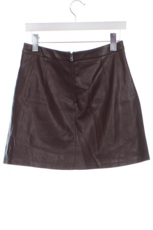 Skórzana spódnica Sinsay, Rozmiar M, Kolor Brązowy, Cena 43,68 zł