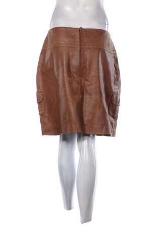 Kožená sukně  The Barn, Velikost L, Barva Béžová, Cena  742,00 Kč