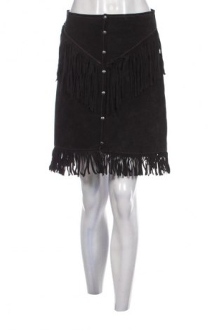 Кожена пола Unbranded, Размер S, Цвят Черен, Цена 100,14 лв.