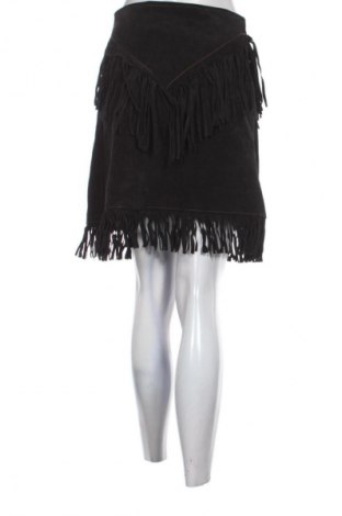 Кожена пола Unbranded, Размер S, Цвят Черен, Цена 100,14 лв.