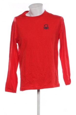 Мъжка блуза United Colors Of Benetton, Размер M, Цвят Червен, Цена 24,99 лв.