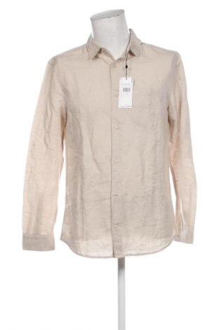 Мъжка риза Calvin Klein, Размер M, Цвят Бежов, Цена 57,77 €