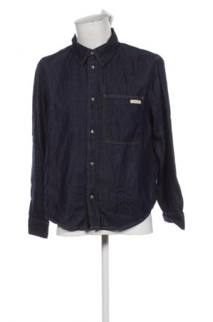 Ανδρικό πουκάμισο Calvin Klein Jeans, Μέγεθος M, Χρώμα Μπλέ, Τιμή 104,99 €