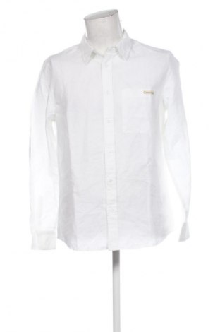 Męska koszula Calvin Klein Jeans, Rozmiar L, Kolor Biały, Cena 249,99 zł
