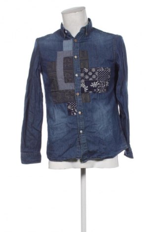 Ανδρικό πουκάμισο Desigual, Μέγεθος S, Χρώμα Μπλέ, Τιμή 75,32 €