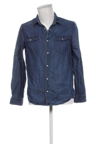 Cămașă de bărbați H&M L.O.G.G., Mărime M, Culoare Albastru, Preț 120,41 Lei