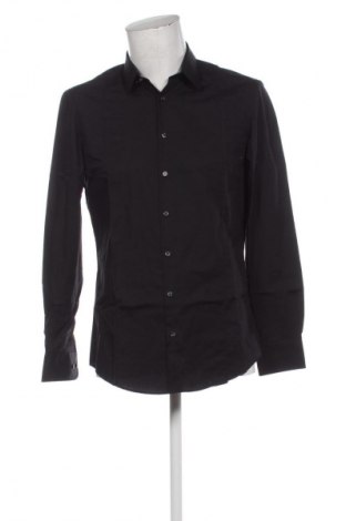 Ανδρικό πουκάμισο Jake*s, Μέγεθος M, Χρώμα Μαύρο, Τιμή 17,39 €