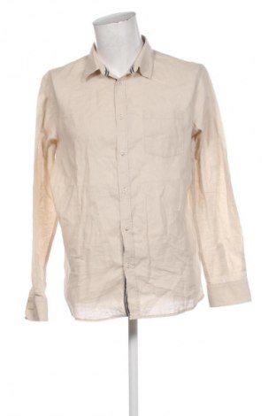 Herrenhemd Livergy, Größe L, Farbe Beige, Preis 15,00 €