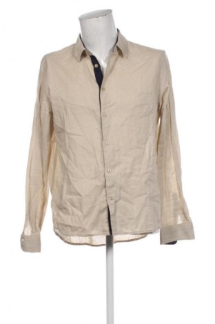 Herrenhemd Livergy, Größe L, Farbe Beige, Preis € 8,78