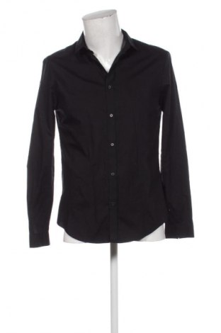Ανδρικό πουκάμισο River Island, Μέγεθος M, Χρώμα Μαύρο, Τιμή 17,30 €