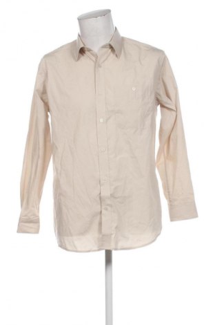Herrenhemd Unbranded, Größe M, Farbe Beige, Preis 13,99 €