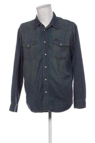 Herrenhemd Wrangler, Größe L, Farbe Blau, Preis 28,18 €