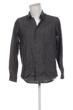 Мъжка риза Zara, Размер M, Цвят Сив, Цена 33,82 лв.