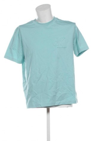 Мъжка тениска Calvin Klein Jeans, Размер M, Цвят Син, Цена 43,45 €