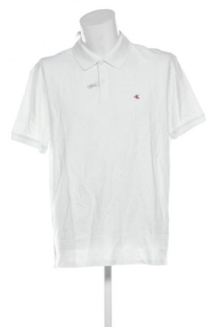 Herren T-Shirt Calvin Klein Jeans, Größe XL, Farbe Weiß, Preis € 59,99