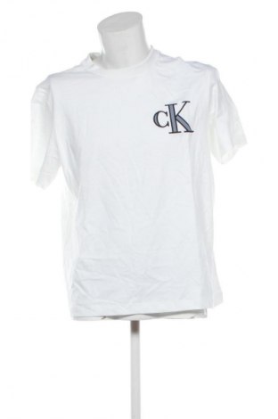 Herren Shirt Calvin Klein Jeans, Größe M, Farbe Ecru, Preis 44,99 €