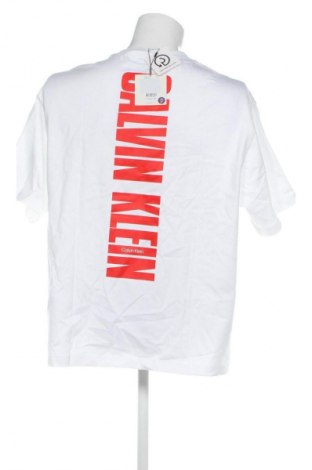 Herren Shirt Calvin Klein Jeans, Größe L, Farbe Weiß, Preis 22,99 €