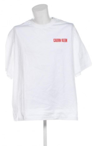 Tricou de bărbați Calvin Klein Jeans, Mărime XXL, Culoare Alb, Preț 265,99 Lei
