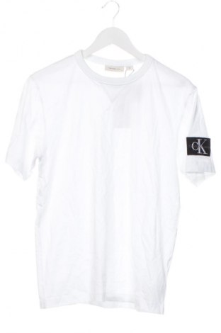Tricou de bărbați Calvin Klein Jeans, Mărime XS, Culoare Alb, Preț 215,99 Lei