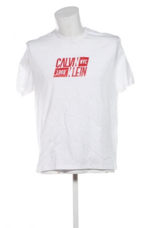 Herren T-Shirt Calvin Klein Jeans, Größe M, Farbe Weiß, Preis € 56,99