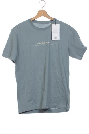 Tricou de bărbați Calvin Klein Jeans, Mărime XS, Culoare Verde, Preț 186,99 Lei